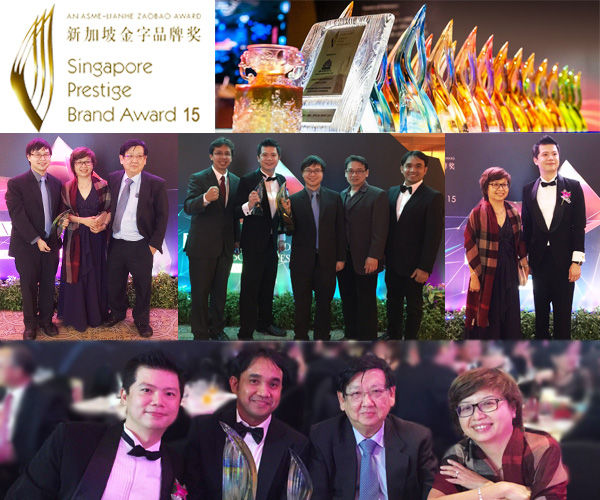 Esco awarded as the Overall Winner in the Singapore Prestige Brand Awards 2015